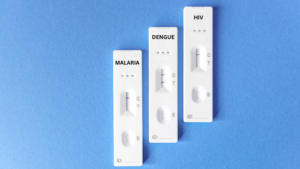 Malaria, dengue, and HIV rapid tests