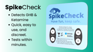 SpikeCheck GHB and ketamine test kit