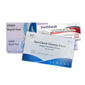 Assorted at-home rapid medical test kits